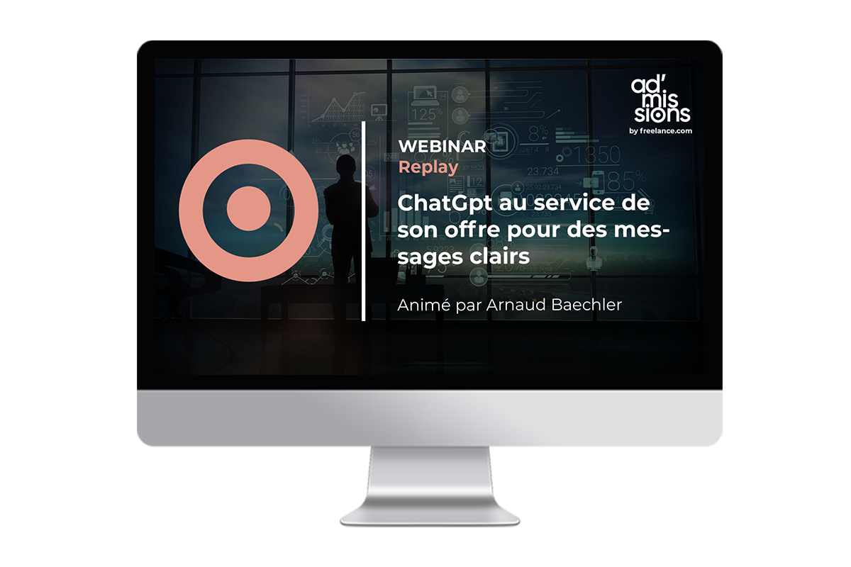 Webinar : ChatGpt au service de son offre pour des messages clairs