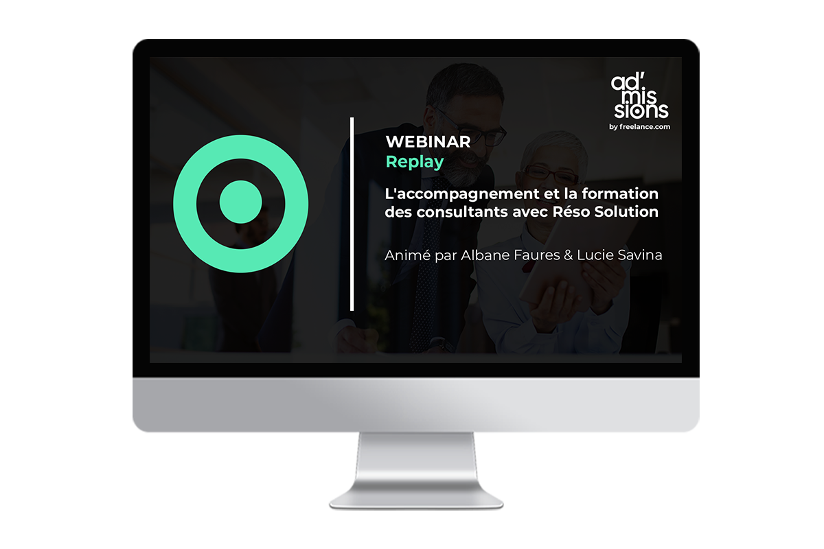 Webinar : L&rsquo;accompagnement et la formation des consultants avec Réso Solution